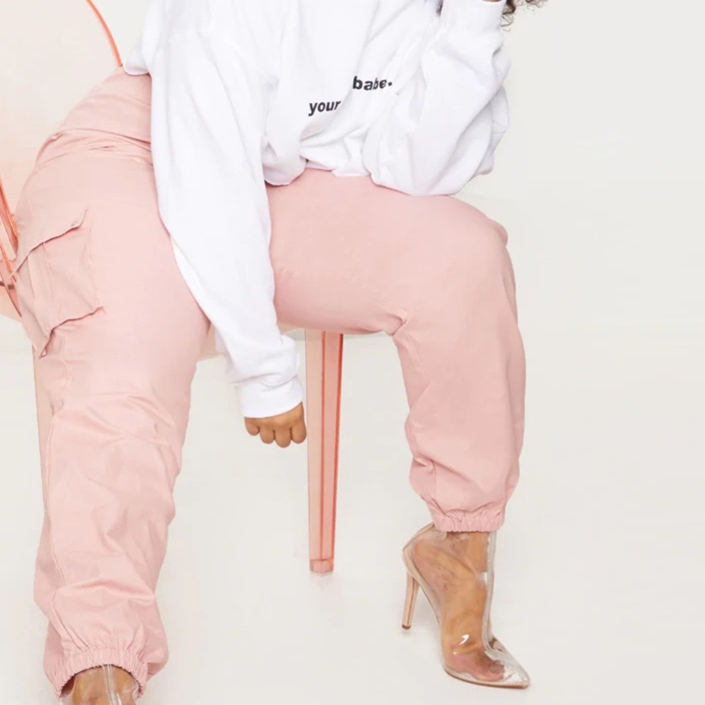Dusty pink Cargo pants